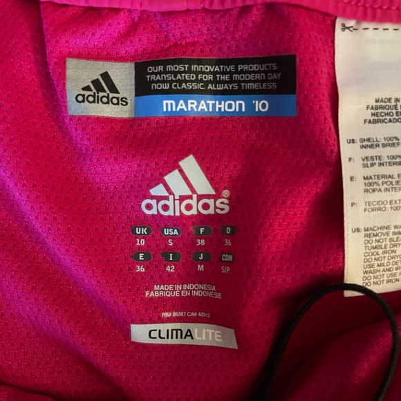 ADIDAS Climalite Active Running Shorts - Size Small - Pink - Picture 5 of 5